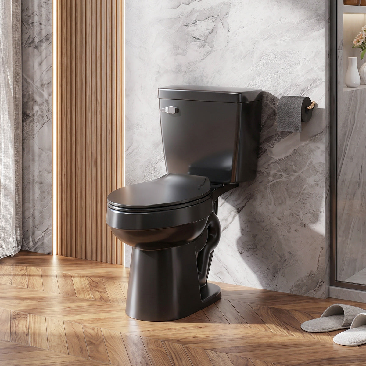 Blacklet Two-Piece Toilet